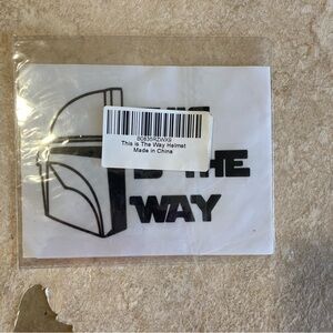 Two Mandelorin “This Is The Way” Auto Stickers New